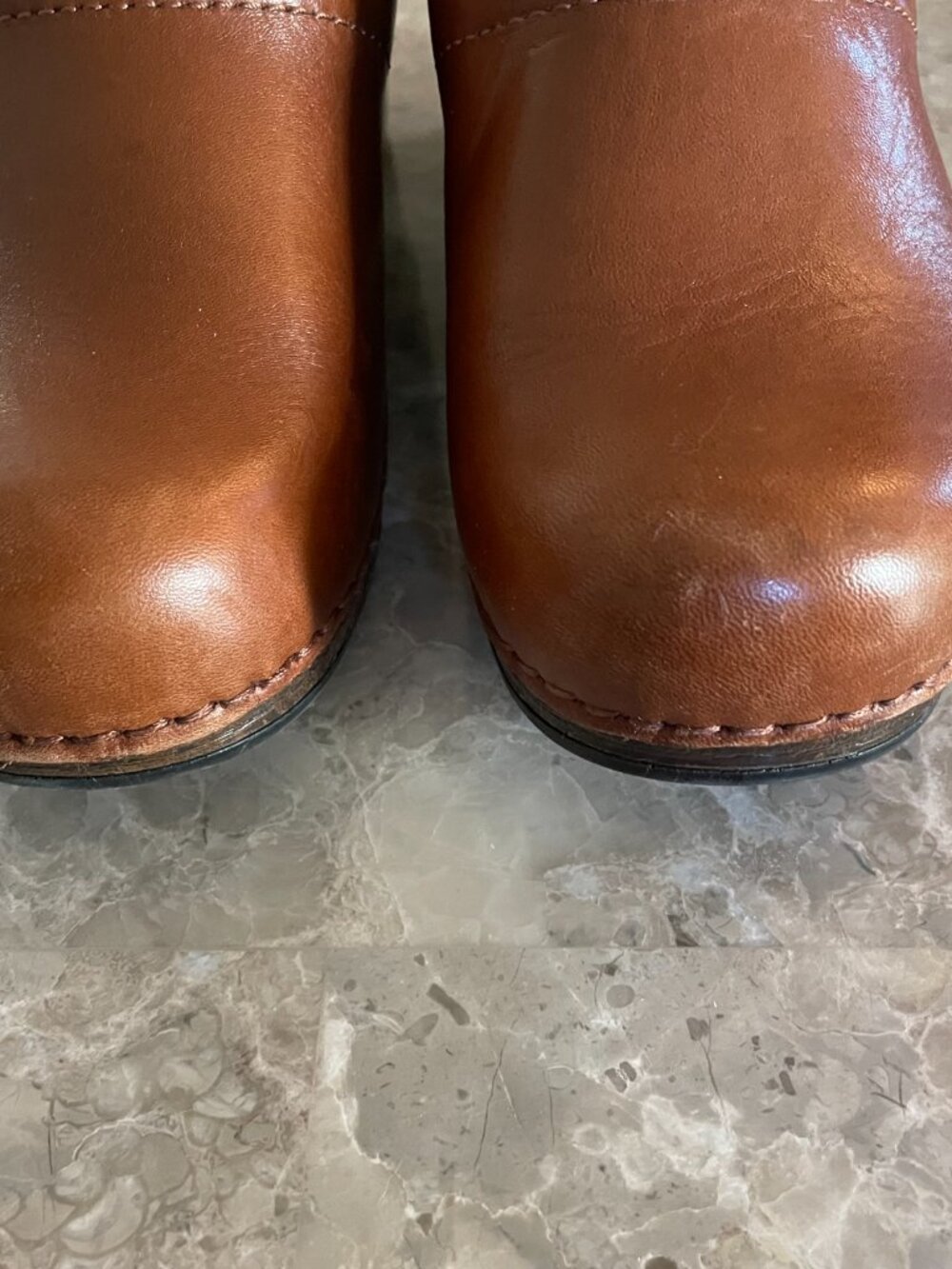 Dansko XP, womens clogs, size: 38, color: cognac - Picture 3 of 7